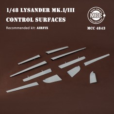 1/48 Lysander Control surfaces for Airfix
