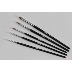 Paint Brush Set (5pcs, diameter: 1.15mm, 1.79mm, 2.94mm, 3.10mm, 5.9mm)