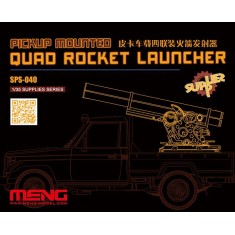 1/35 Pickup Mounted Quad Rocket Launcher for #VS-004 #VS-005 #VS-007