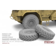 1/35 Russian K-4386 Typhoon-VDV Armoured Vehicle Sagged Wheel Set for MENG-VS014