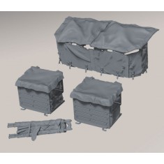1/35 Israel Main Battle Tank Merkava Mk.4M Fully Loaded Rear Baskets for #MENG-TS036
