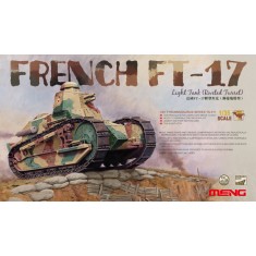 1/35 French FT-17 Light Tank (Riveted Turret) w/Diorama Base #TS-011