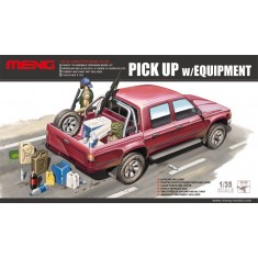 1/35 Toyota Dual Cab Hi-Lux Pick-Up Truck w/Mounted M82A1 Rifle/M240B Gun & Equipment