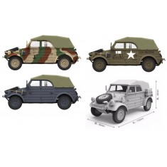 1/35 German Pkw.K1 Kubelwagen Type 82, Eastern Front Meng VS016