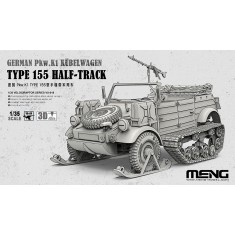 1/35 German Pkw.K1 Kubelwagen Type 155 Half-Track