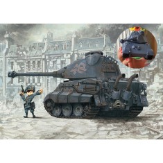 World War Toons - German Heavy Tank King Tiger (Porsche Turret) [Q Version]