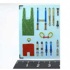 1/32 Martin-Baker Mk.4 Ejection Seat Seatbelt Decals for 2 Seats