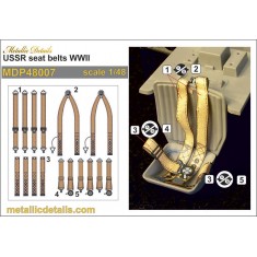 1/48 WWII USSR Seatbelts 3D Decals