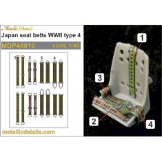 1/48 WWII Japanese Seatbelts 3D Decals Type #4