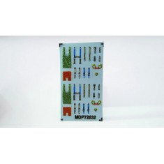 1/72 Martin-Baker Mk.4 Ejection Seat Seatbelt Decals for 2 Seats