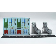 1/32 Martin-Baker Mk.4 Ejection Seats Detail Set for 2 Seats