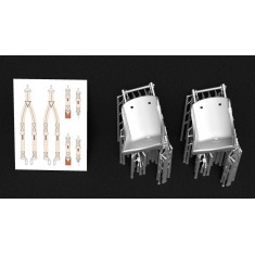 1/32 P-47 Thunderbolt Pilot Seats with Seatbelts (2pcs)