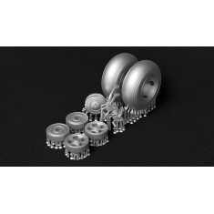 1/32 Hawker Typhoon Wheels and Tailwheel Leg