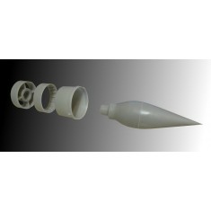 1/48 Lockheed SR-71 Blackbird Inlet Cones for Italeri/Testors kit (2pcs)