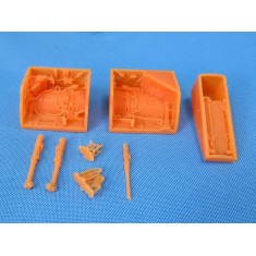 1/48 Mikoyan-Gurevich MiG-23 Wheel Bays for Trumpeter kits