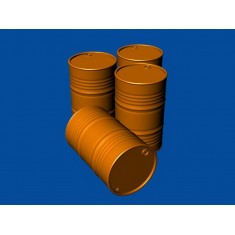 1/48 Drum 200L (4pcs)