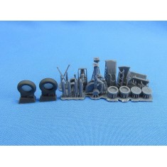 1/48 Supermarine Attacker FB.2 Landing Gears for Classic Airframes/Trumpeter kits