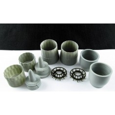 1/48 Sukhoi Su-27 Flanker Jet Nozzles for Academy kits (10 resin parts)