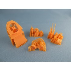 1/48 B-17G Flying Fortress Bombardier's Cockpit Interior set for HK Models kits