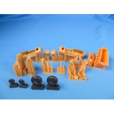 1/48 Grumman C-2A Greyhound. Landing gears and bays for Kinetic kits