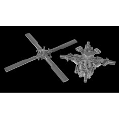 1/48 MH-60, UH-60 Black Hawk, HH-60 Pave Hawk Main and Tail Rotor Set