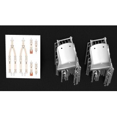1/48 P-47 Thunderbolt Pilot Seats with Seatbelts (2pcs)