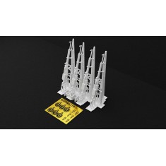 1/48 7.62 mm ShKAS Aircraft Machine Gun (4pcs)