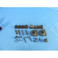 1/48 Boeing B-17 Flying Fortress Wheels with Cover for Revell/Monogram kits