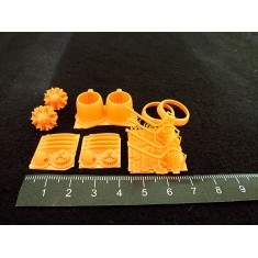 1/72 Gotha Go 244B Cowlings and Engines for Italeri kits