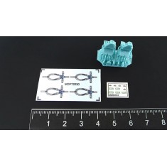 1/72 UH-60 Black Hawk/SH-60 Seahawk/MH-60 Early Helicopter Pilot Seats for 2 Seats