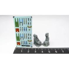1/72 Martin-Baker Mk.4 Ejection Seats Detail Set for 2 Seats