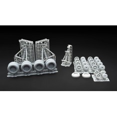 1/72 IL-18, IL-20, IL-22, IL-38 Landing Gears with Wheels for Amodel kits