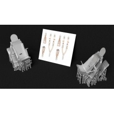 1/72 Hawker Typhoon/Tempest Late Pilot Seats with Seatbelts (2pcs)
