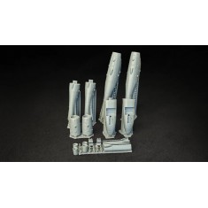 1/72 Ilyushin Il-18 Engine Nacelles for Amodel Kit