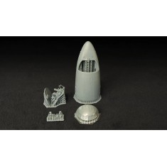 1/72 Ilyushin Il-18 Nose with Vacuform Cockpit Glazing for Amodel Kit