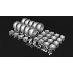 1/72 North American XB-70 Valkyrie Wheels