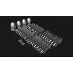 1/72 Airbus A400M Atlas Eight-Blade Scimitar Propellers for Revell Kit (4pcs)