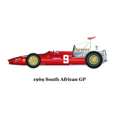 1/24 Ferrari 312F1 Ver.C 1969 South Africa GP Multi-material kit