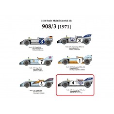 1/24 Full Detail Kit: 908/3 Ver.F '71 Nurburgring 1000km 3rd Martini Racing No.4 HM/GL