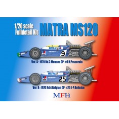 1/20 Multimedia Kit - Matra MS120 Ver.A: 1970 Rd.3 Monaco GP #9 H.Pescarolo