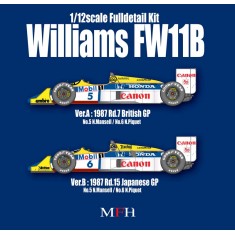 1/12 Multimedia kit - Williams FW11B (Version A) Rd.7 British Grand Prix 1987
