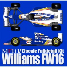 未組立　MFH Williams FW16 1/43スケールキット MFH 1/43 ウィリアムズ FW16 モデルファクトリーヒロ | クアトロ