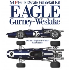 1/12 Full Multimedia kit - Eagle Gurney-Weslake Ver.B: Rd.5/6/7/9/10/11 1967