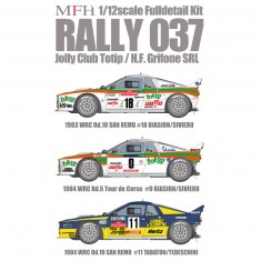 1/12 Full Detail kit - Rally 037 Ver.F: H.F.Grifone SRL 1984 WRC Rd.10 San Remo #11