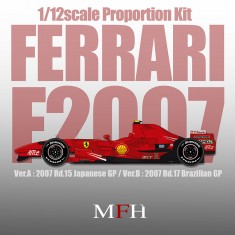1/12 Proportion kit - Ferrari F2007 Ver.B: 2007 Rd.17 Brazilian GP #5/#6