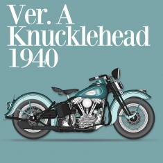 1/9 Knucklehead 1940 (Ver.A) [Multi-material Full Detail Kit] 