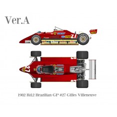 1/43 Multi-Material Kit: Ferrari 126C2 Ver.A 1982 Rd.2 Brazilian