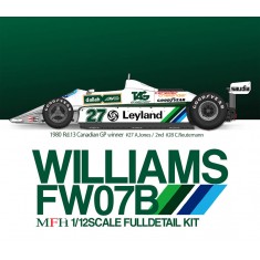 1/12 Williams FW07B 1980 Rd.13 Canadian GP Winner #27 Alan Jones/2nd #28 Carlos Reutemann