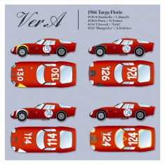 1/12 Alfa Romeo Giulia TZ2 Ver.A 1966 Targa Florio [Multi-Material