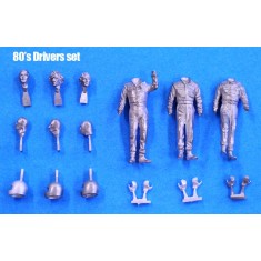 1/43 1980s Drivers Set (3 Figures) 